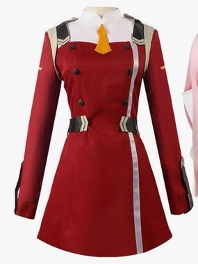 Zero Two Uniform Dress Costume,Women Size X-Small,Dress only,DARLING in FRANXX.